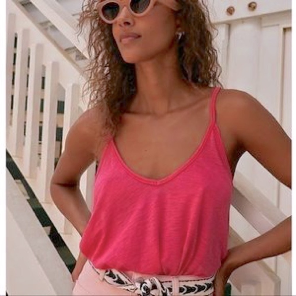 free people • sandy vneck tank top